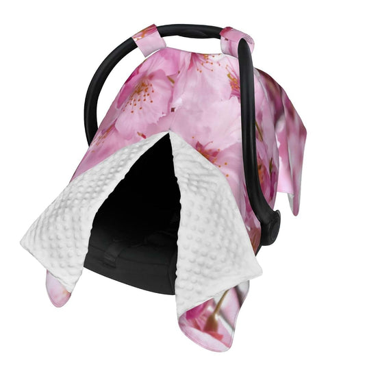 BWOPQPT Blooming Cherry Blossoms Baby Car Seat Cover