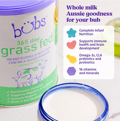 Bubs 365 Day Grass Fed Infant Formula