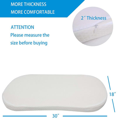 Mecc Bassinet Mattress with Breathable Cover and Water-Resistant Lining