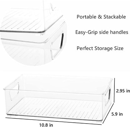 Kpptyty Baby Bottle Organizer, Clear Storage Bin For Nursery And Kitchen (photo 3)