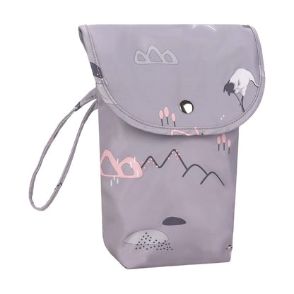 FANSHINUO Diaper Storage Bag Portable Large Capacity for Travel Organizers Oxfords Fabric Diaper Bag