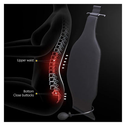 HEHUISSUS Dynamic Air Bag Support Lumbar Cushion Smart Lumbar Support Compatible with Car Auto Universal Seat Back