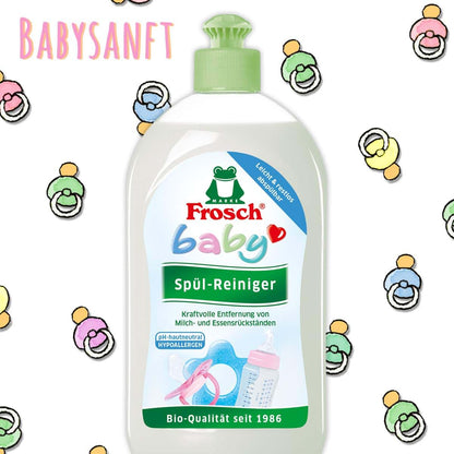 Frosch Baby Washing Up Liquid for Bottles, Teats & Toys, 500 ml