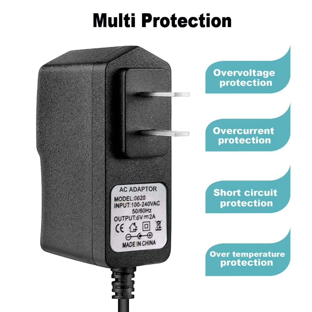 Minalu 6v Baby Swing Power Cord