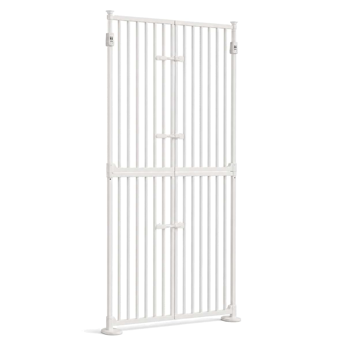 Ergode Extra Tall Indoor Cat Gate, 74 Inch White Barrier (photo 2)