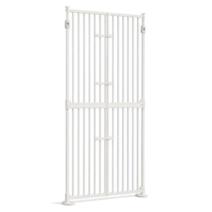 Ergode Extra Tall Indoor Cat Gate, 74 Inch White Barrier (photo 2)
