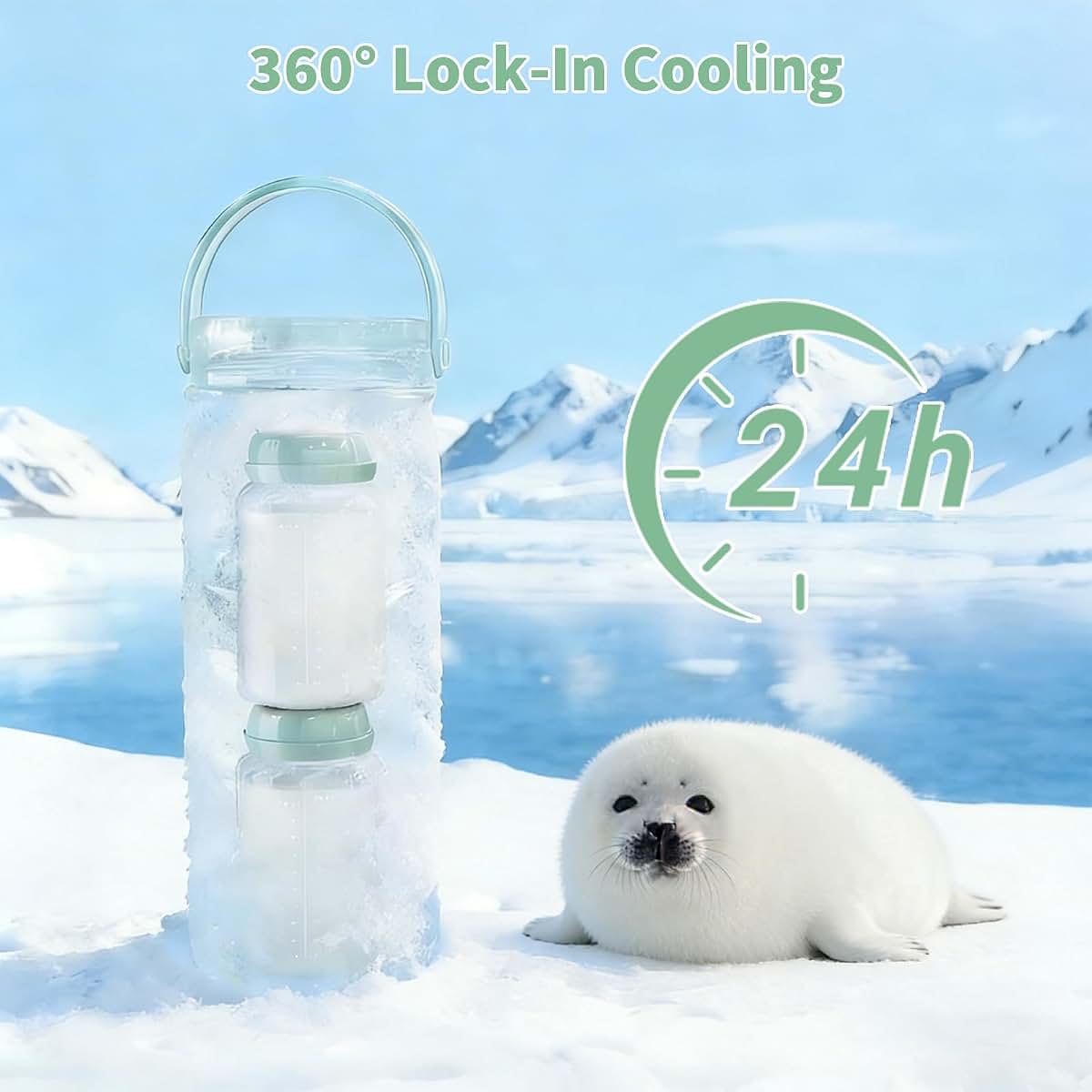 GarveeLife Portable Breast Milk Cooler for Travel Storage