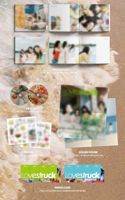 H1-KEY 4th Mini Album Lovestruck CD 2 Version Set