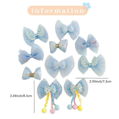Kicwitgoo 40 Piece Cute Hair Accessories Bows and Clips for Baby Girls and Toddlers