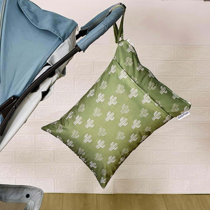 MOMIGO Wet Dry Bags for Cloth Diapers - Multi-Function Reusable Storage Set