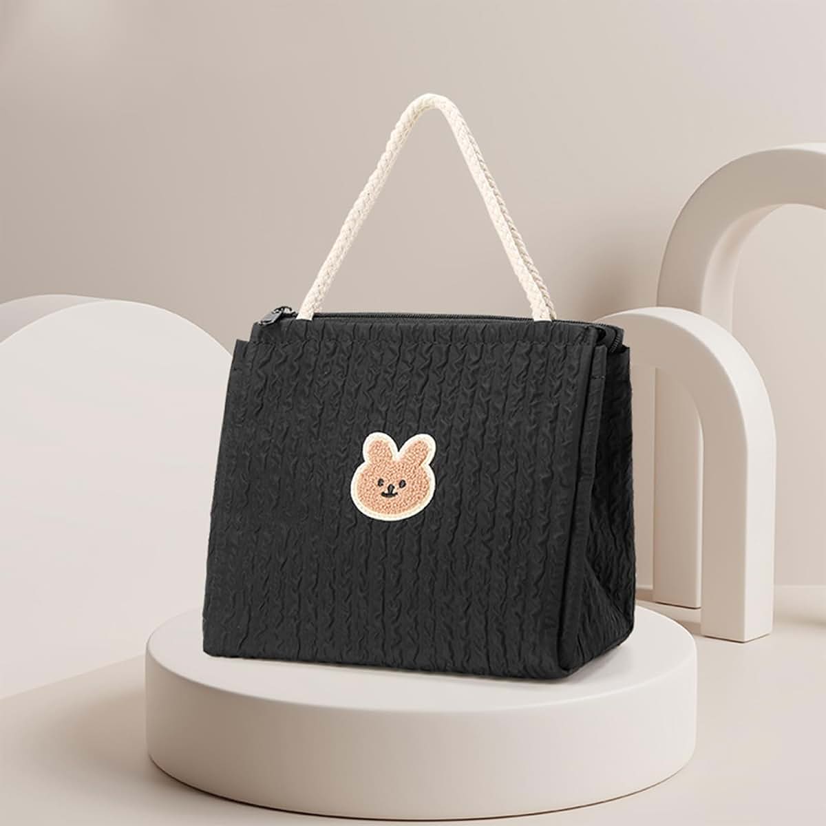 Montesy Multifunctional Bear Diaper Bag with Six Compartments and Adjustable Strap