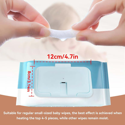 Jwthee Baby Wipe Warmer, Constant Temperature Evenly Heating Portable USB Wet Wipe Heater for Babies Portable Wipe (photo 3)