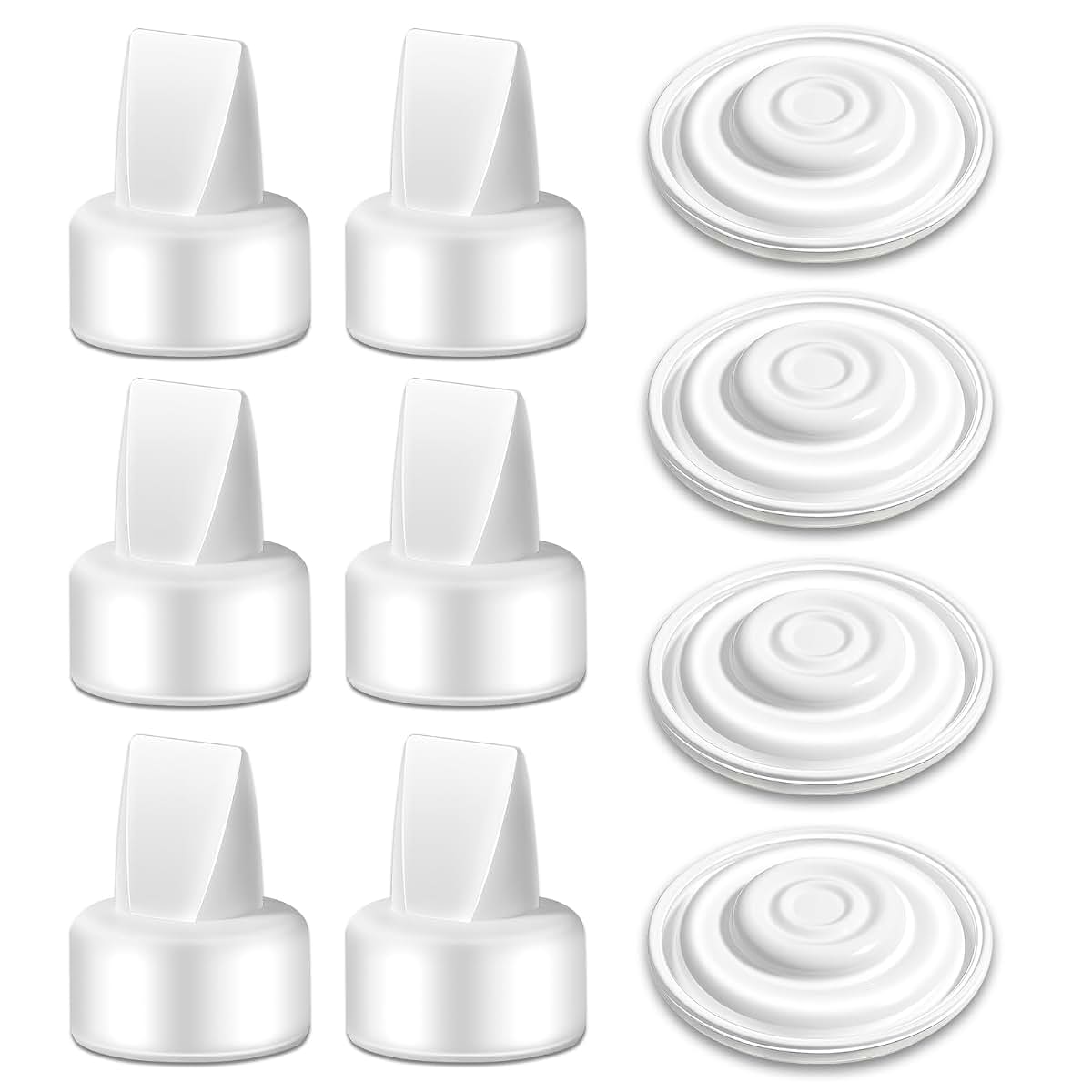 Momstouch 6 Duckbill Valves and 4 Membranes for Spectra S1/S2/9 Plus
