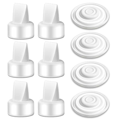 Momstouch 6 Duckbill Valves and 4 Membranes for Spectra S1/S2/9 Plus