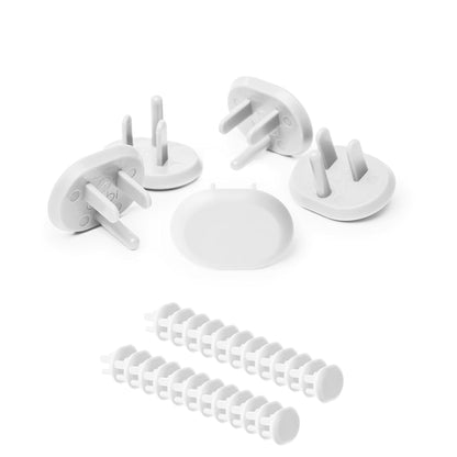 Nursery Wallplate for Safe Outlet and Switch Use