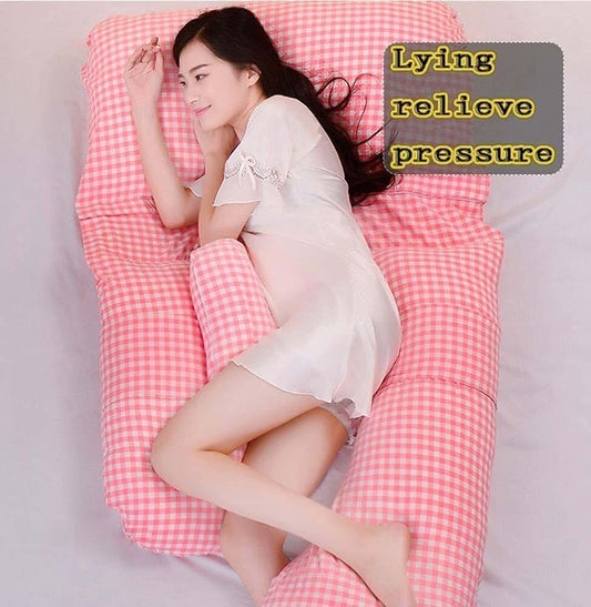 Zhangleiyv Full Body U-Shaped Pregnancy Pillow In Red