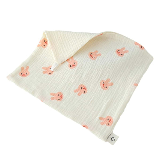 Ldabrye Baby Muslin Face Towel for Delicate Skin Soft and Absorbent Muslin Hand Towel Newborn Burp Cloth Cotton
