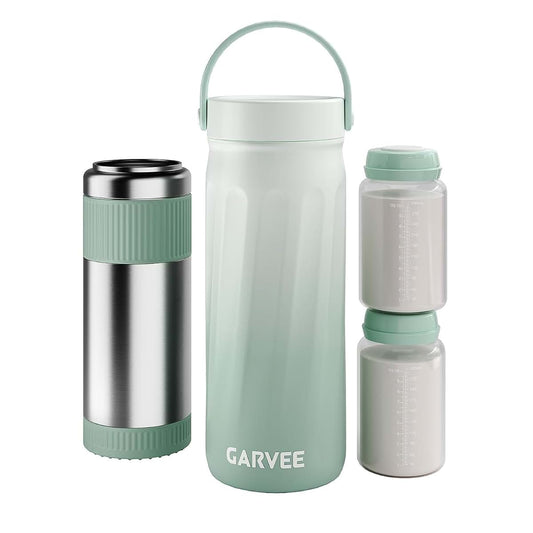 SierraSquad 20 oz Portable Breast Milk Cooler Bottle, 24H 360° Cooling