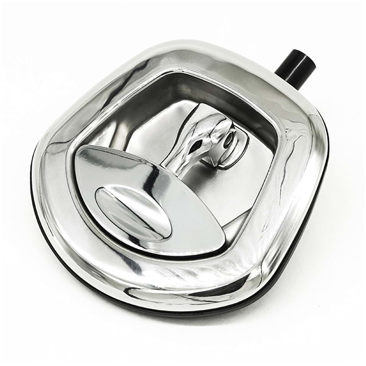 BDPQKPDV Stainless Steel Cabinet Door Lock with Whale Tail Handle