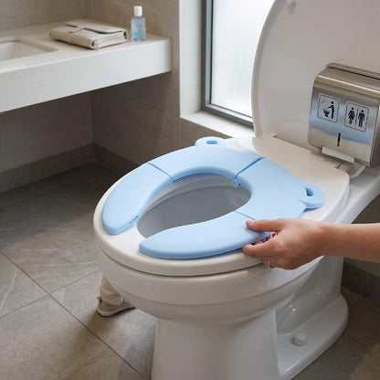 Aolidsive Foldable Potty Seat - Blue Travel Training Seat (photo 3)