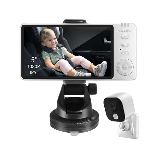 ANDITYX Rear Seat Monitor for Car Rides with Low-Light Camera View