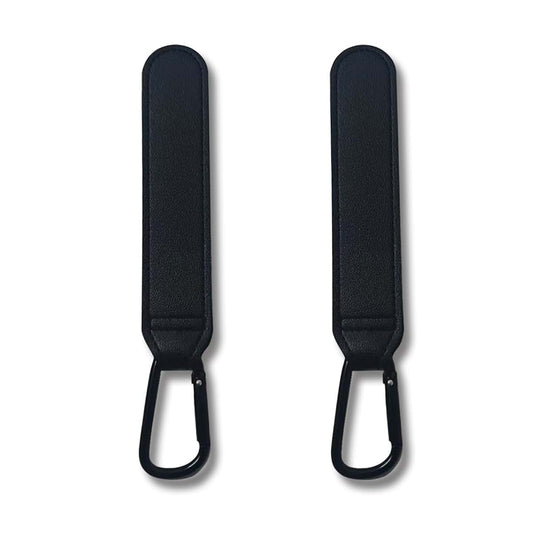 Berhapy Stroller Hooks, 2 Pack Self-Locking Clips With Hook And Loop Strap