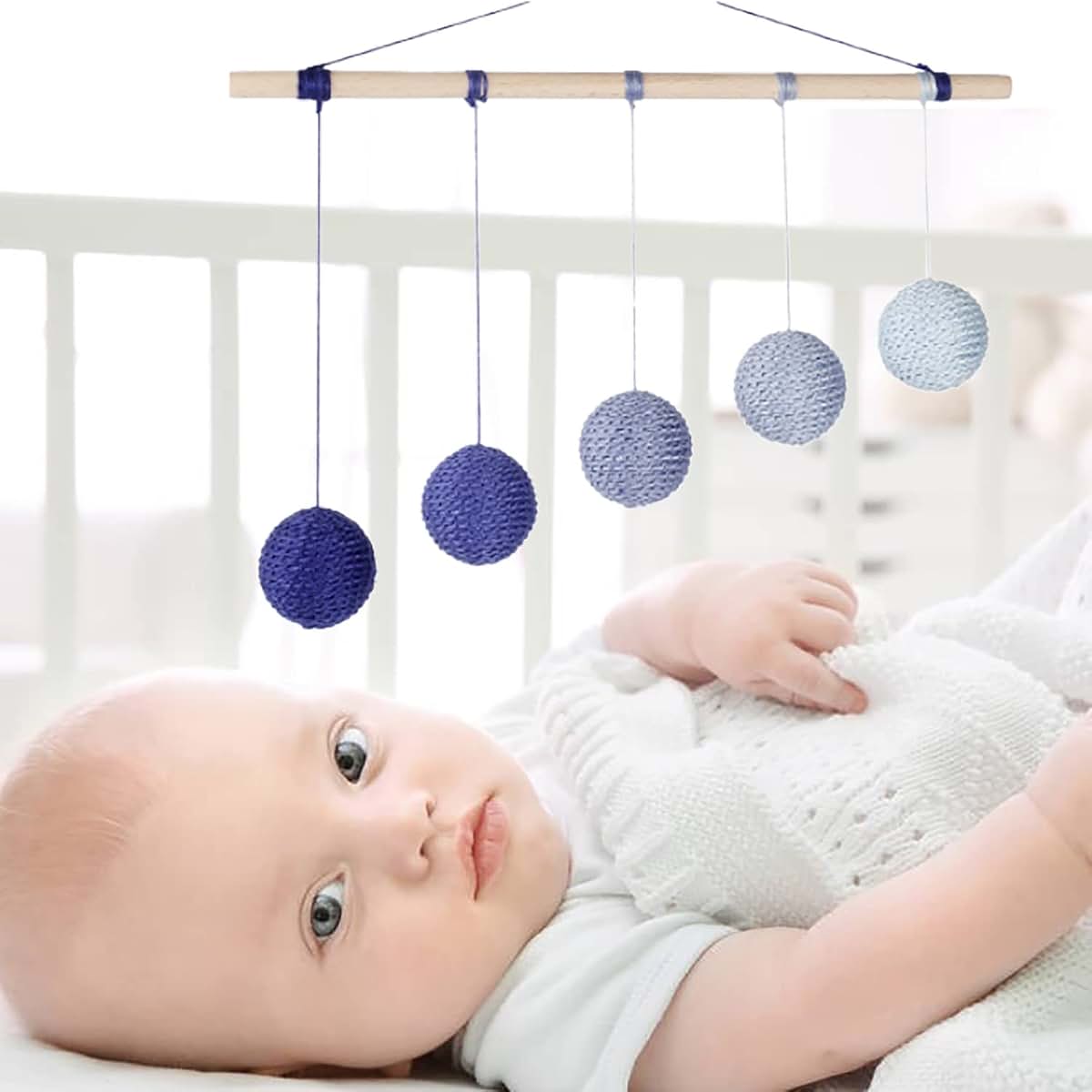 Barley Zone Montessori Mobile Set, 4-Piece Hanging Visual Collection (photo 2)