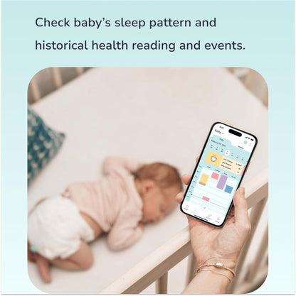 Aurio Smart Baby Monitor – Tracks Breathing, Sleep, Diaper, Temperature with Real-Time Alerts