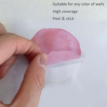 YouRfocus Pink Polka Dot Wall Decals For Girls Bedroom, Peel And Stick