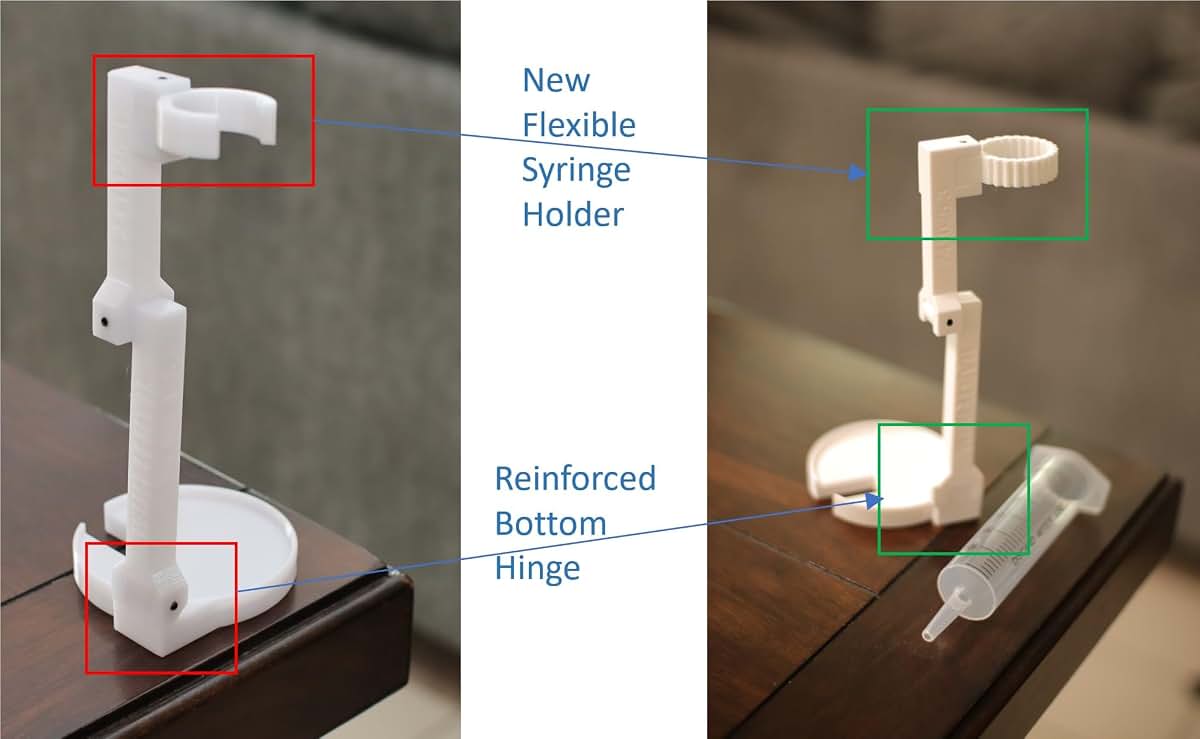 Hartform Folding Feeding Tube Holder V2