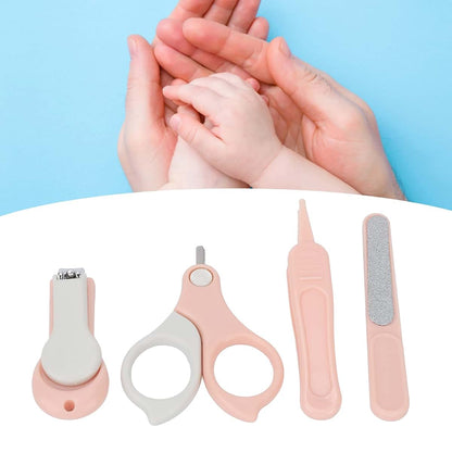 Moumouten Baby Nail Care Kit 4-in-1 Grooming Set In Pink (photo 3)