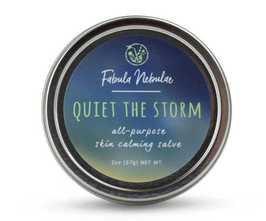 Fabula Nebulae Quiet the Storm Organic Calming Salve and Calendula Ointment, Eczema Cream for Adults and Kids, Natural