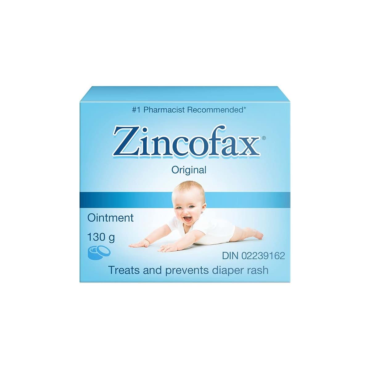 Zincofax Original Diaper Rash Baby Ointment, 130g
