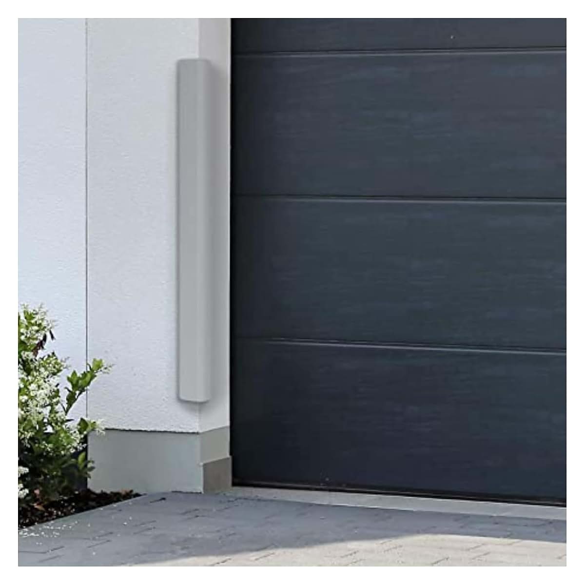 BabyOneStop PVC Wall Corner Protector, 90-Degree Edge Guard for Walls and Furniture, Grey, 0.8m