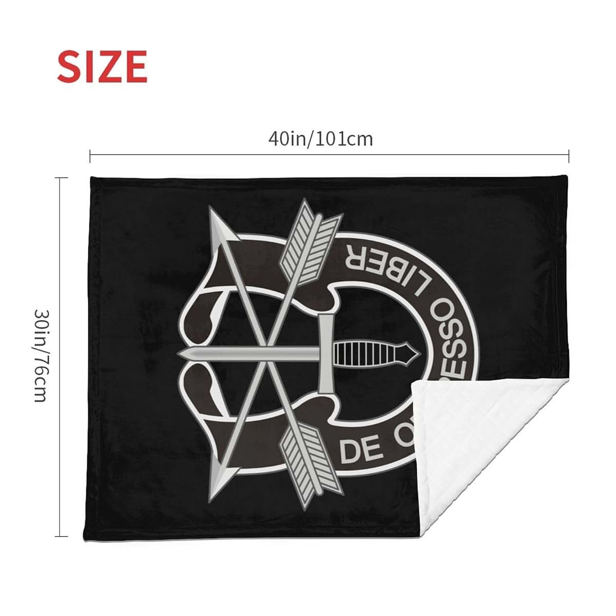 FULVO Baby Blanket 19th Special Forces Group Crest Baby Swaddle Blankets 30"X 40" Blanket Shower Gifts Toddler Bedding (photo 3)