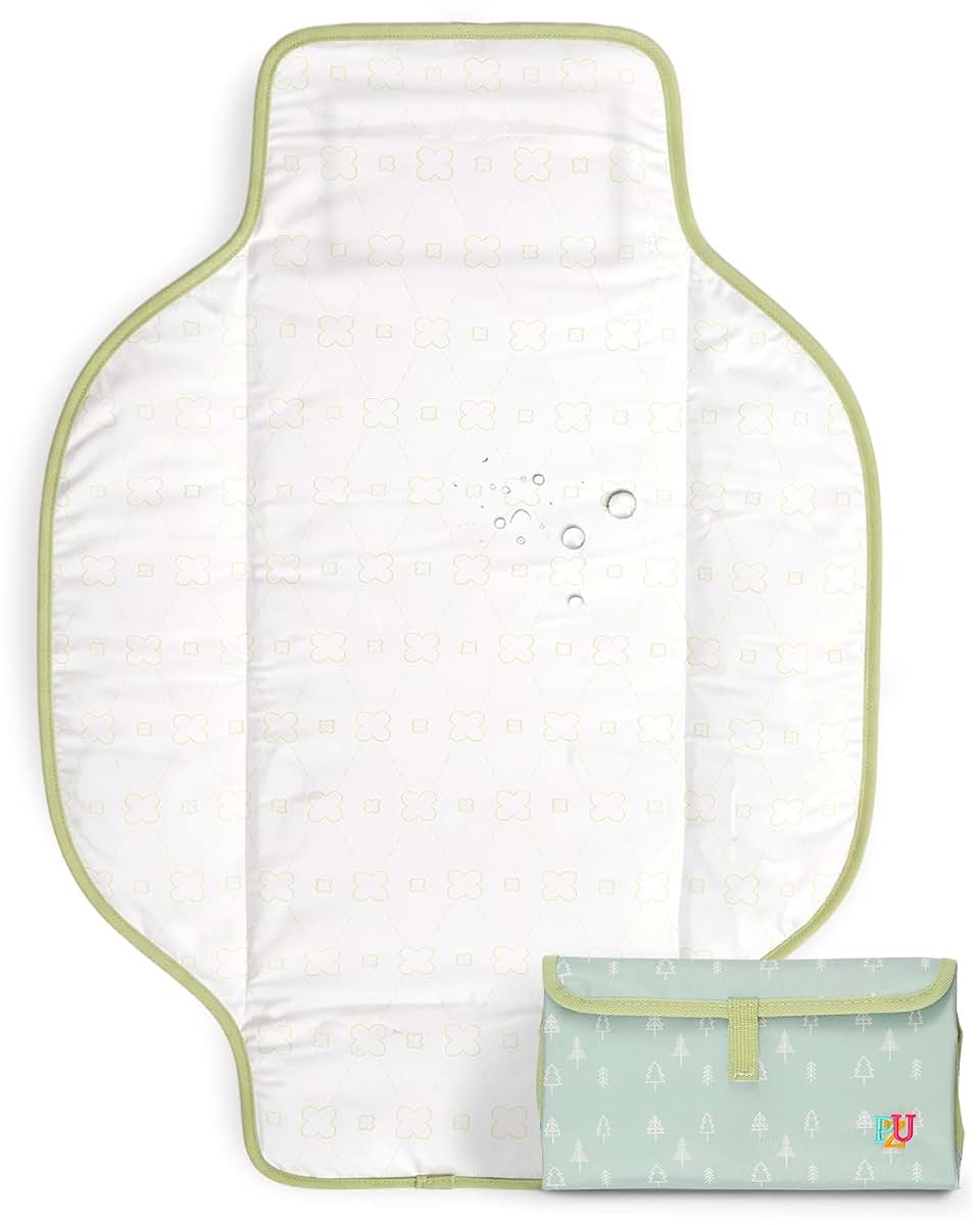 Portable Waterproof Diaper Changing Pad with Built-in Pillow