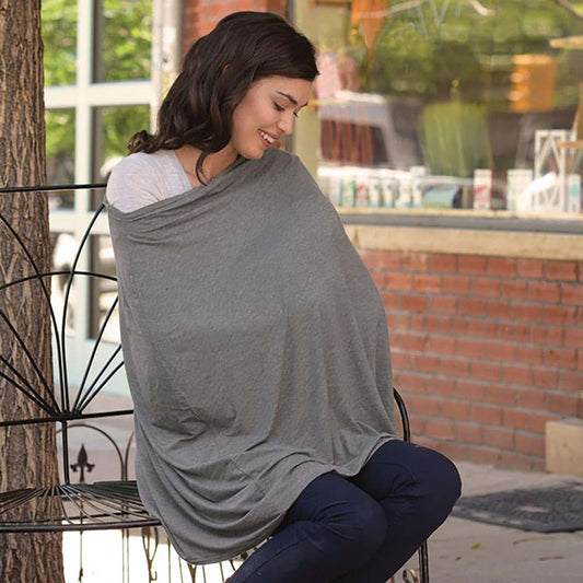 Go by Goldbug 4-in-1 Nursing Scarf - Gray