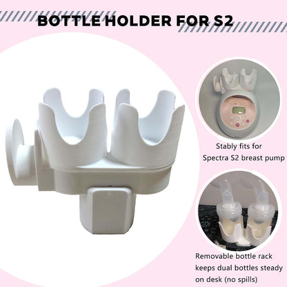 PoolTechX for Spectra S1/S2 Bottle Holder(NOT Round Hole), with Hose Management (photo 4)