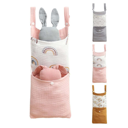 XAGMODSHN Crib Hanging Diaper Bag Cartoon Print Organizer (photo 2)