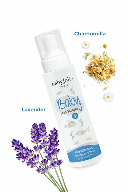 Baby Jolie Foaming Shampoo – Tear-Free Gentle Cleanser for Newborns & Toddlers