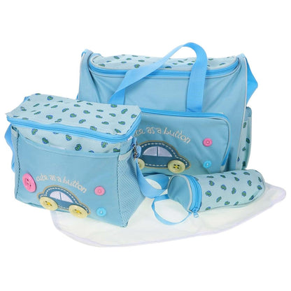 BIUDECO Mummy Changing Bag, Grey Waterproof Oxford Diaper Purse