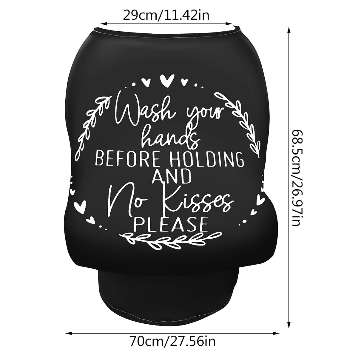 Tttllnn Breathable Nursing Cover With No Touching Sign (photo 3)