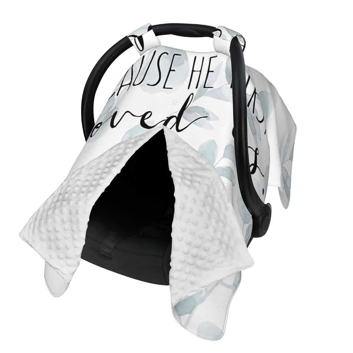 Breathable Baby Car Seat Cover & Nursing Cover - Multi-Use Stretch Fabric