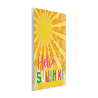 Stupell Industries Hello Sunshine Typography Mounted Wall Plaque