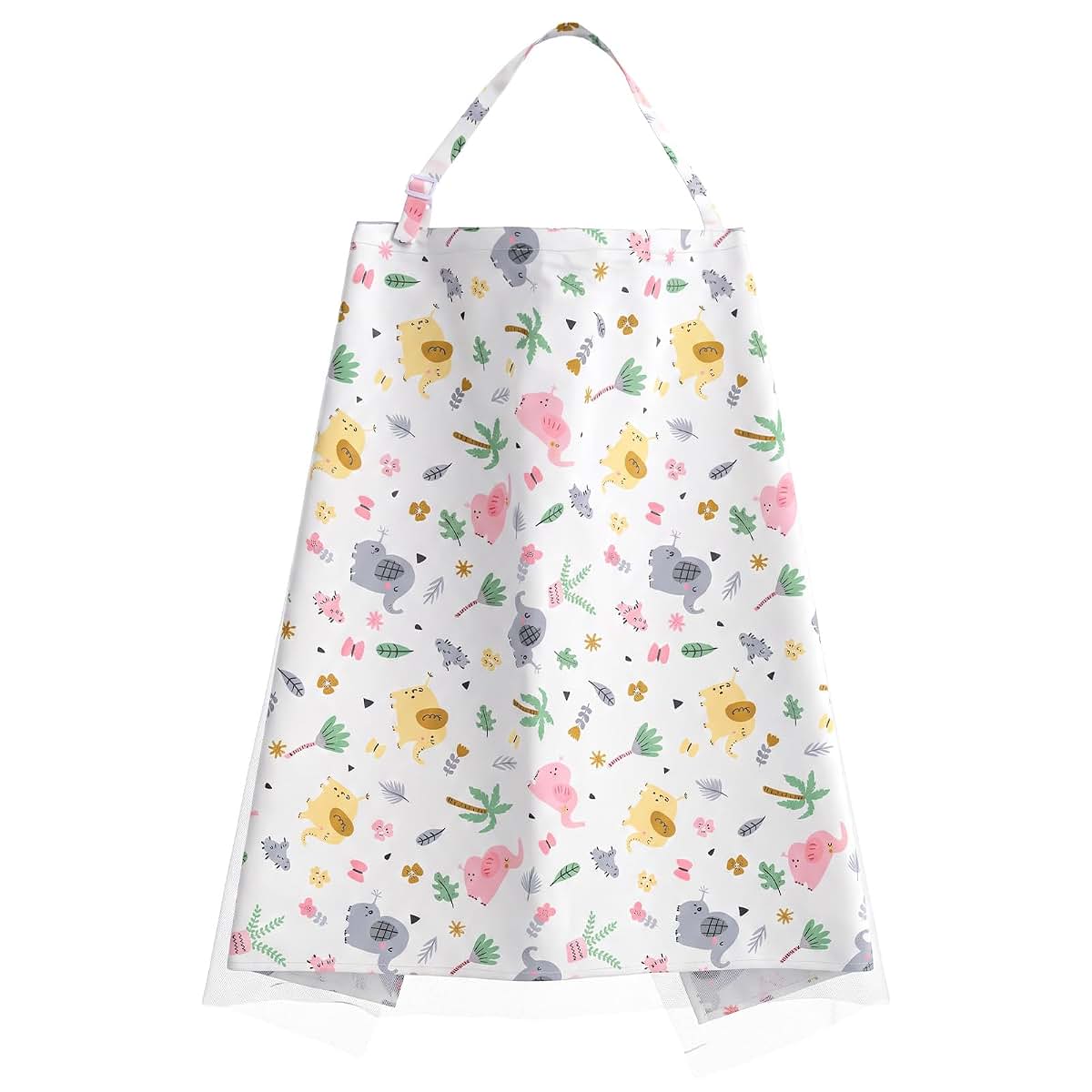 Susade Muslin Nursing Cover for Breastfeeding with Breathable Arched Neckline