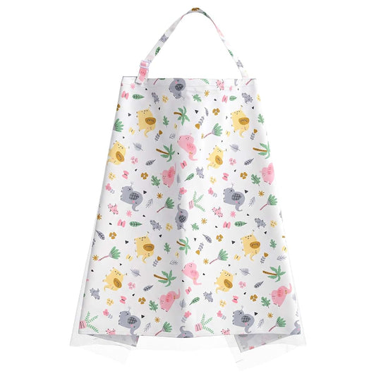 Susade Muslin Nursing Cover for Breastfeeding with Breathable Arched Neckline