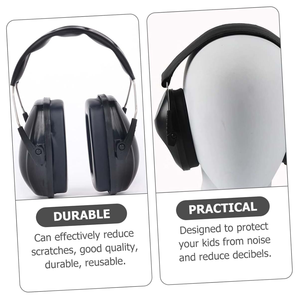 Noise Cancelling Earmuffs for Hearing Protection Soft Ear Cover