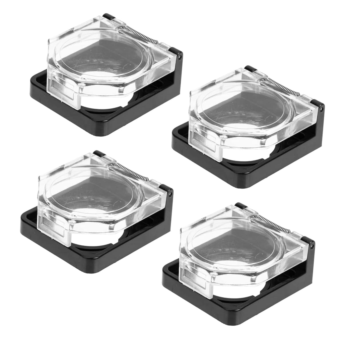 4 Pack 22mm Round Plastic Button Protective Covers for Switch Guards