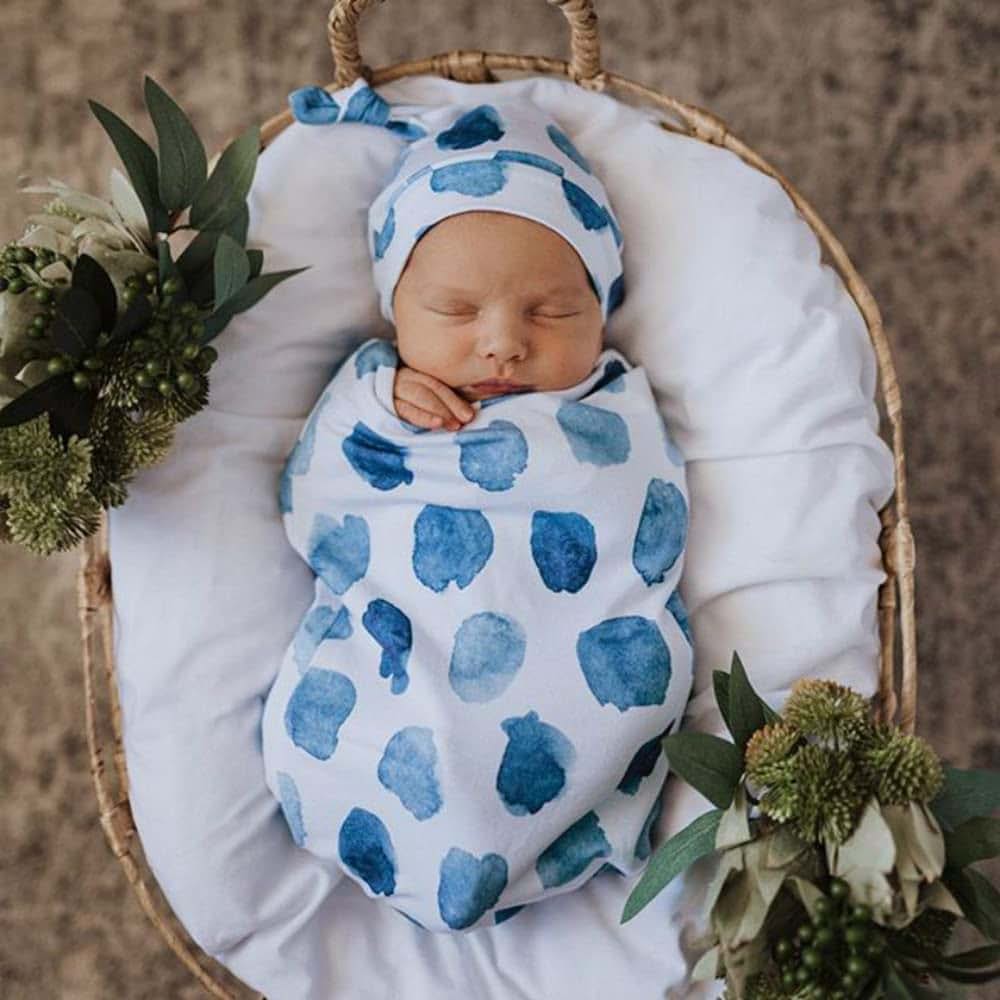 JHION Newborn Baby Swaddle Sack Blankets And Hat Set For 0-3 Months (photo 4)