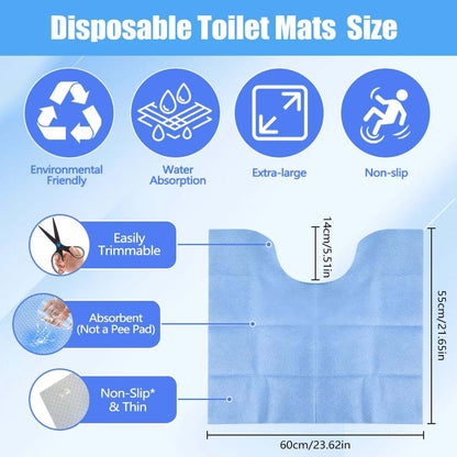 Disposable Toilet Mats: Absorbent Floor Protector for Adults and Children